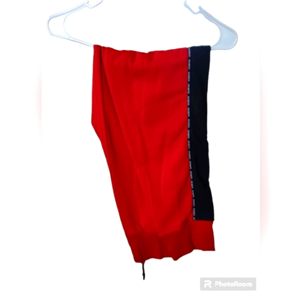 Guess Iben Hoodie Colorblock Jogger Set Red, Black & White Men's (2023) NWOT - Picture 6 of 15